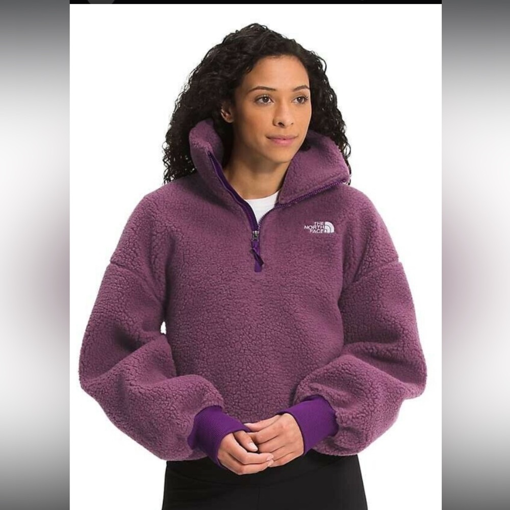 North Face Sherpa Quarter Zip